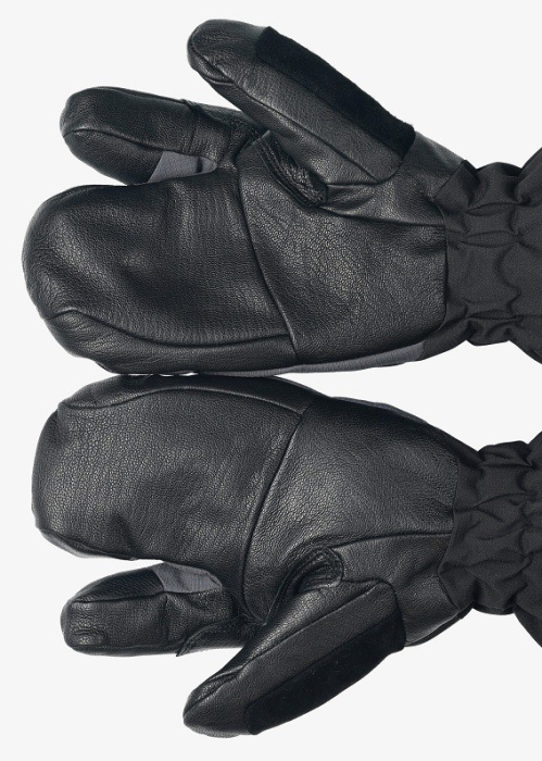 Manusi Black Diamond Soloist 3 Finger Negru - Gri [3]