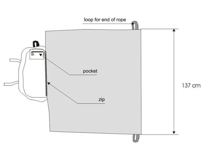 Rucsac coarda Rope Bag [3]