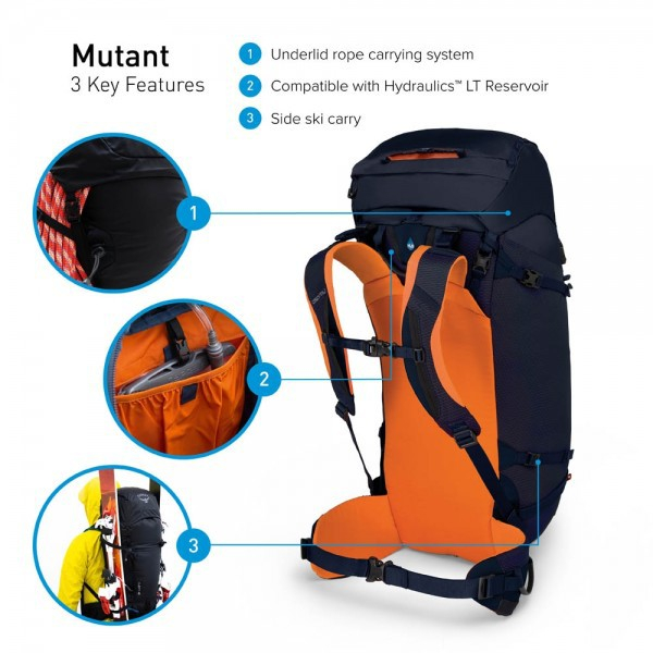 Rucsac freeride Mutant 52 litri Blue [5]