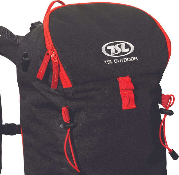 Rucsac TSL Snowalker 25 litri Negru - Rosu [2]