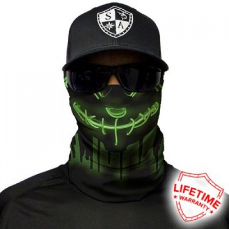 Bandane - Bandana SA Face Shield Neon Green