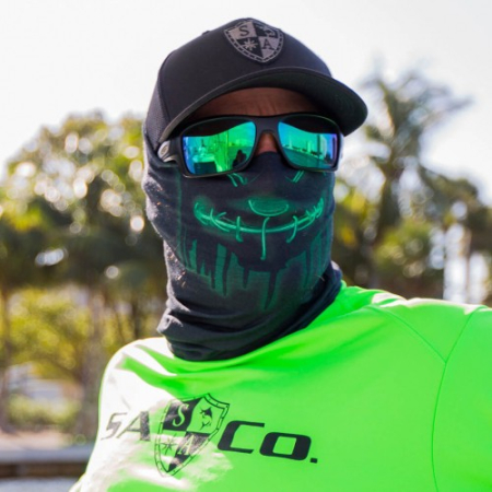 Bandana SA Face Shield Neon Green [2]