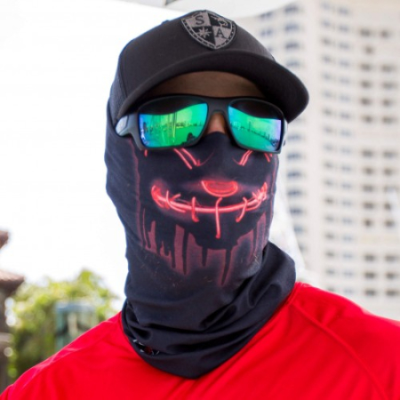 Bandana SA Face Shield Neon Red [2]