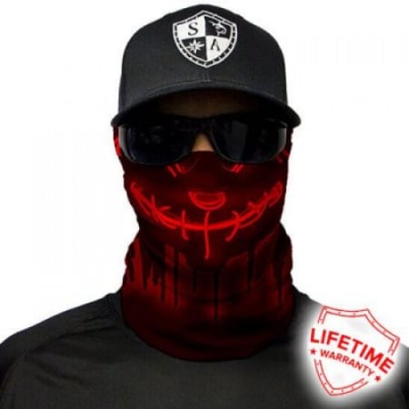 Bandane - Bandana SA Face Shield Neon Red