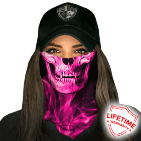 Bandane - Bandana SA Face Shield Pink Crow
