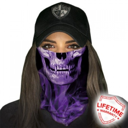 Bandane - Bandana SA Face Shield Purple Crow