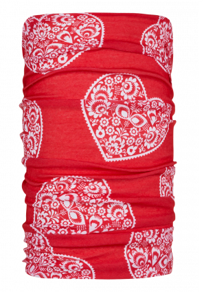 Barbati - Bandana Unitube Racing Red Hearts