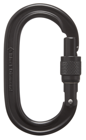 Carabiniere - Carabiniera Oval Keylock Screwgate Negru