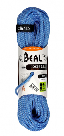 Corzi si Cordeline - Coarda dinamica Beal Joker Dry Cover 9,1 mm 60 m UNICORE