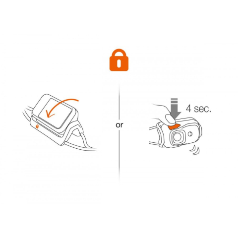 Lanterna frontala Bindi 200 Lumeni Alb-Rosu [1]