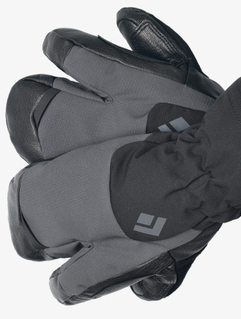 Manusi Black Diamond Soloist 3 Finger Negru - Gri [1]