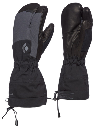 MANUSI - Manusi Black Diamond Soloist 3 Finger Negru - Gri