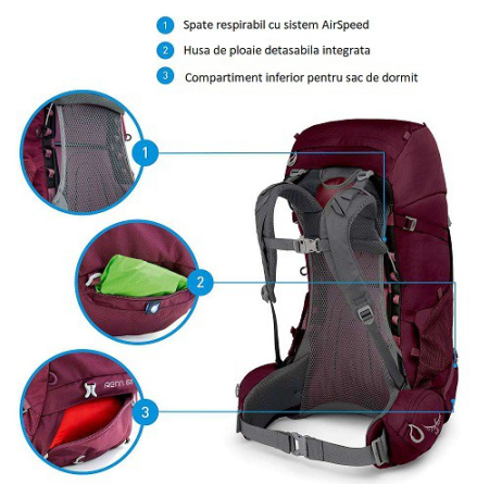 Rucsac Renn 50 Litri Violet [4]