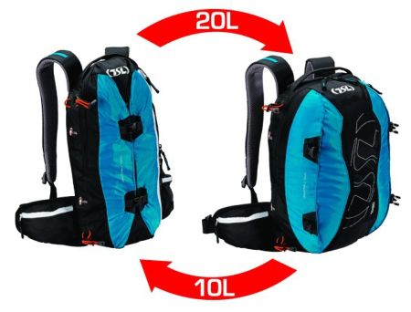 RACHETE DE ZAPADA - Rucsac TSL Dragonfly 10/20 litri Negru - Blue
