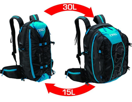 RACHETE DE ZAPADA - Rucsac TSL Dragonfly 15/30 litri Negru - Blue