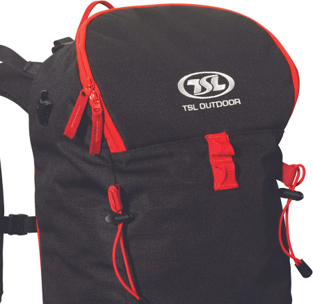 Rucsac TSL Snowalker 25 litri Negru - Rosu [1]