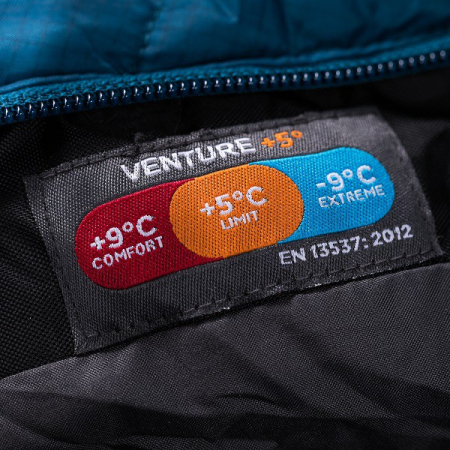Sac de Dormit Venture Blue +5°C Long [3]
