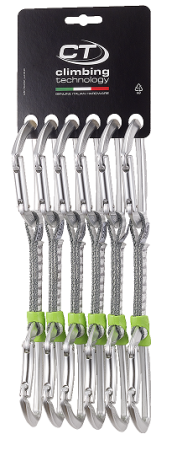 Bucle - Set 6 Bucle echipate Lime Dyneema lungime 12 cm, latime 11 mm