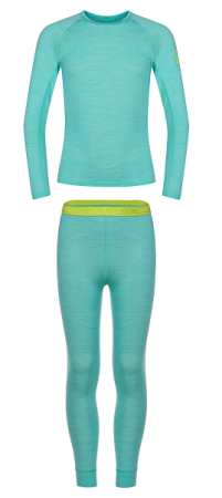 IMBRACAMINTE - Set Merino Copii Elf Aqua