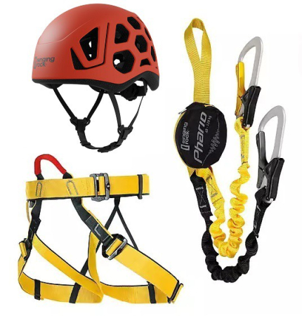 VIA FERRATA - Set Via Ferrata Hex Casca Rosie