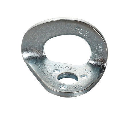 Asigurari - Ureche Spit Hanger Zincat cu gaura Ø 12