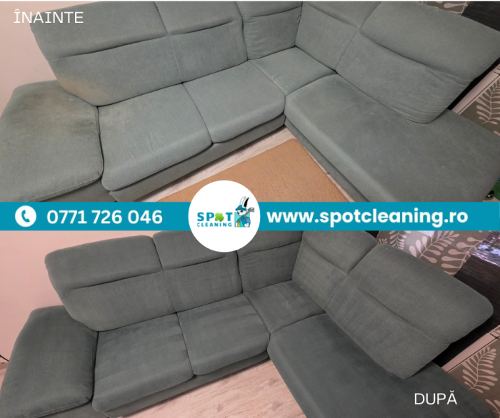 Curățare canapele textile la domiciliu – Spot Cleaning București & Ilfov [2]