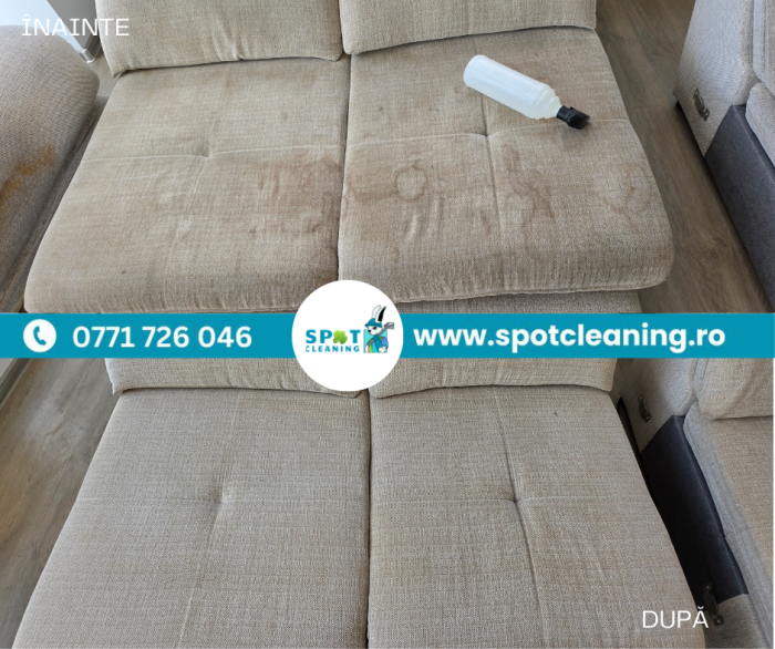 Curățare canapele textile la domiciliu – Spot Cleaning București & Ilfov [4]