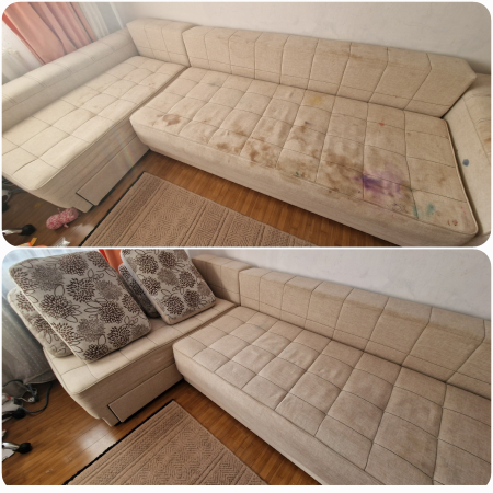 Curățare canapele textile la domiciliu – Spot Cleaning București & Ilfov [3]