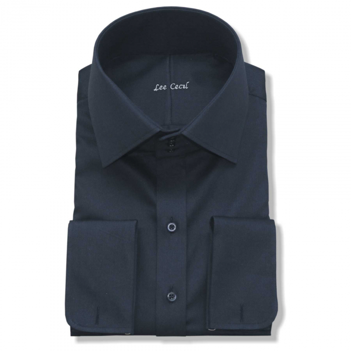 Camasa blue navy guler elegant [5]