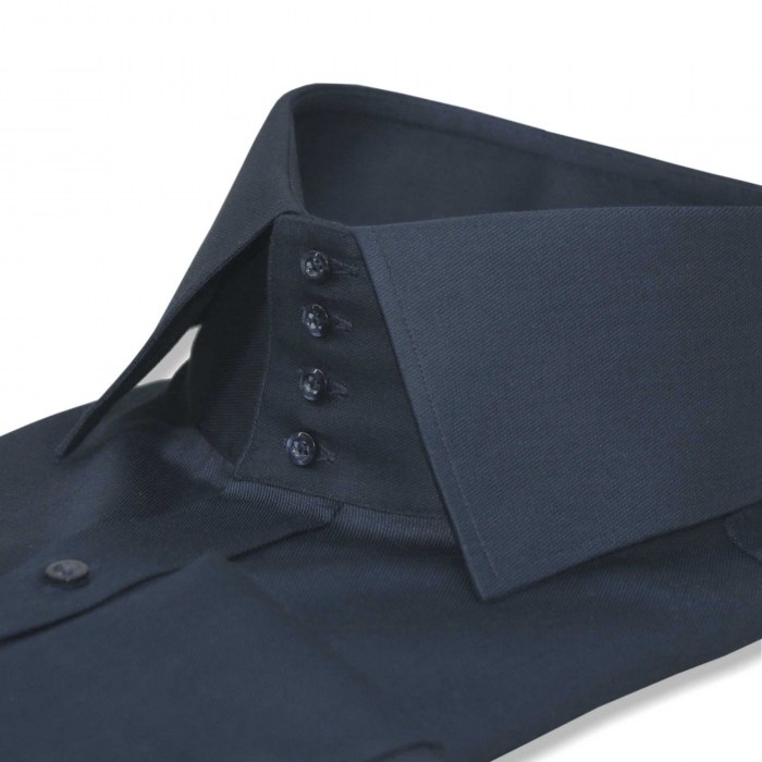 Camasa blue navy guler elegant [7]