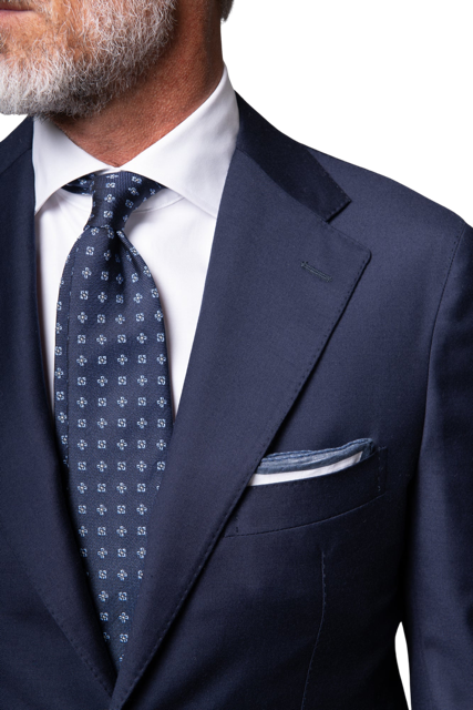 Costum la comandă Navy, 2 piese, croit [3]
