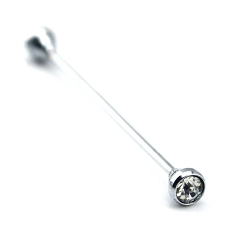 Ace Pin pentru Guler Cămașă - Ac pin guler cămașă cu cristal alb