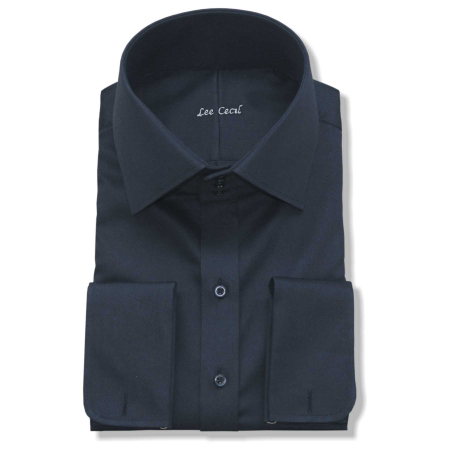 Camasa blue navy guler elegant [4]