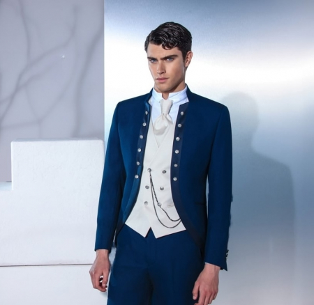 Produse - Costum de ginere Albastru Roial