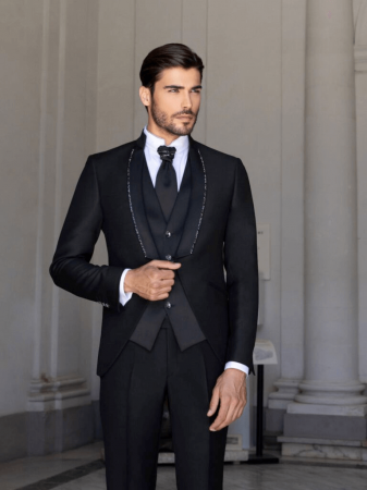 Produse - Costum de mire Negru Matese