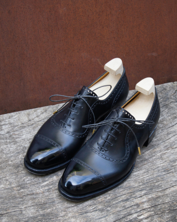 Pantofi mire - Pantofi la comanda din piele de bovina, model squarespace Orvieto