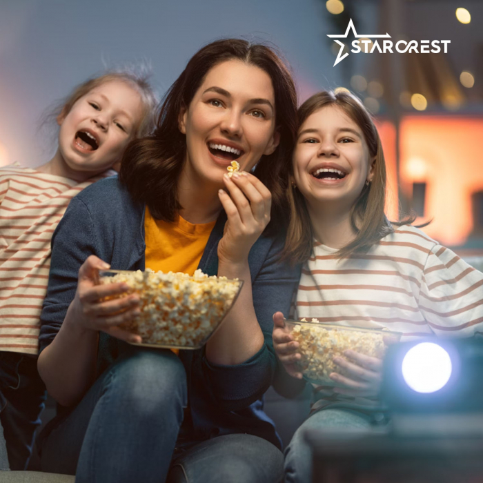 Aparat pentru popcorn STARCREST SPM-1100WH, 1100 W, Alb/Negru [7]