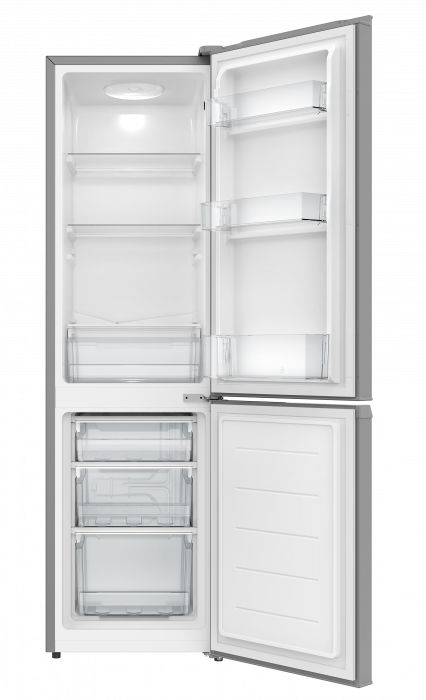 Combina frigorifica STARCREST SC-170IX-E, 170 L, Clasa E, Less Frost, Termostat reglabil, Iluminare LED, Suprafata Inox antiamprenta, Picioare ajustabile, Usi reversibile, H 151.8 cm, Inox [2]