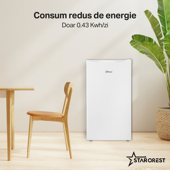 Congelator STARCREST SUF-63WH, Clasa E, Capacitate 63 L, 3 sertare, H 82.5 cm, Alb [4]