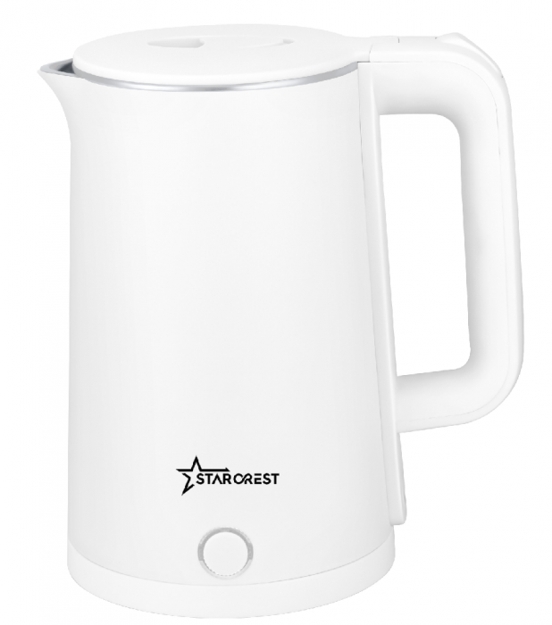 Fierbator Starcrest SK-3018WH, 1500 W, Capacitate 1.8 L, Oprire automata, Alb