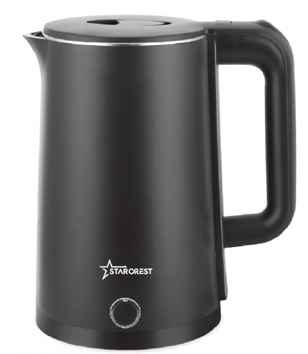 Fierbator Starcrest SK-3218BK, 1500 W, Capacitate 1.8 L, Oprire automata, Negru