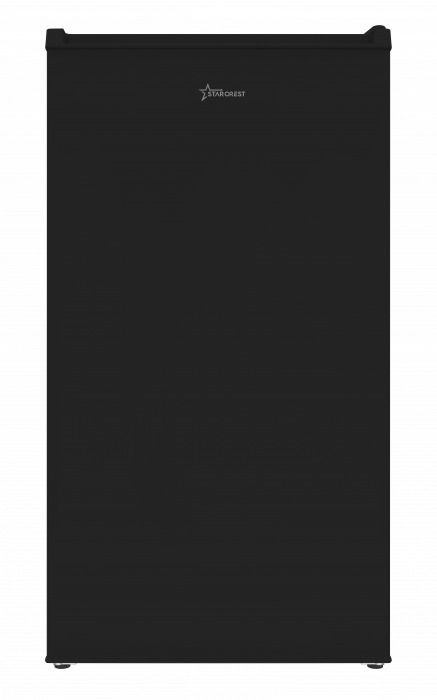 Frigider cu o usa STARCREST SF-83BK-E, Clasa E, Capacitate 83L, Iluminare interioara, Compartiment gheata, H 85 cm, Negru
