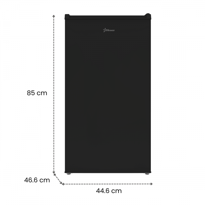 Frigider cu o usa STARCREST SF-83BK-E, Clasa E, Capacitate 83L, Iluminare interioara, Compartiment gheata, H 85 cm, Negru [9]