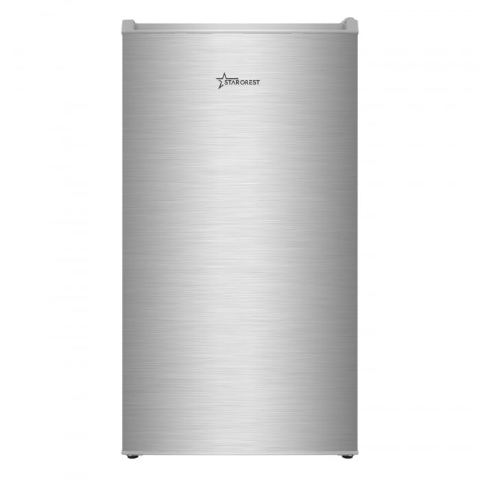 Frigider cu o usa STARCREST SF-83IX-E, Clasa E, Capacitate 83L, Iluminare interioara, Compartiment gheata, H 85 cm, Inox