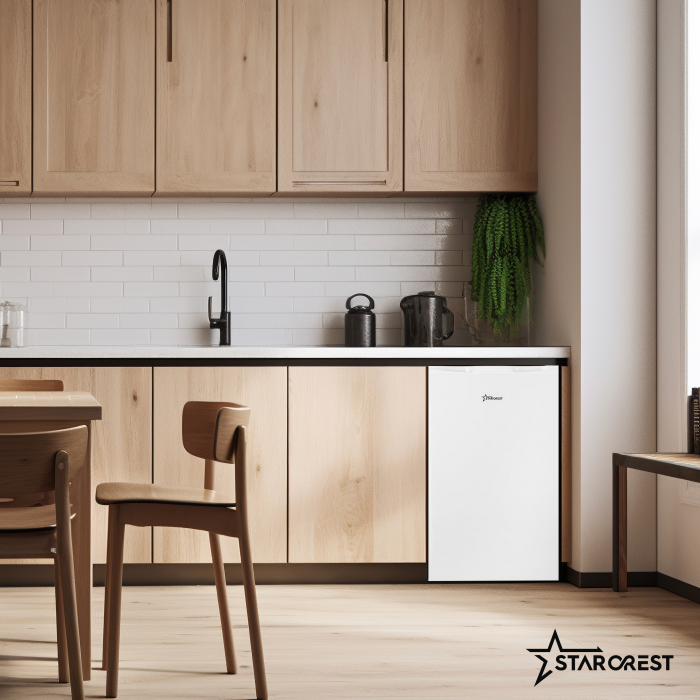 Frigider cu o usa STARCREST SF-85WH-E, Clasa E, Capacitate 85L, Iluminare interioara, Compartiment gheata, H 82 cm, Alb [6]