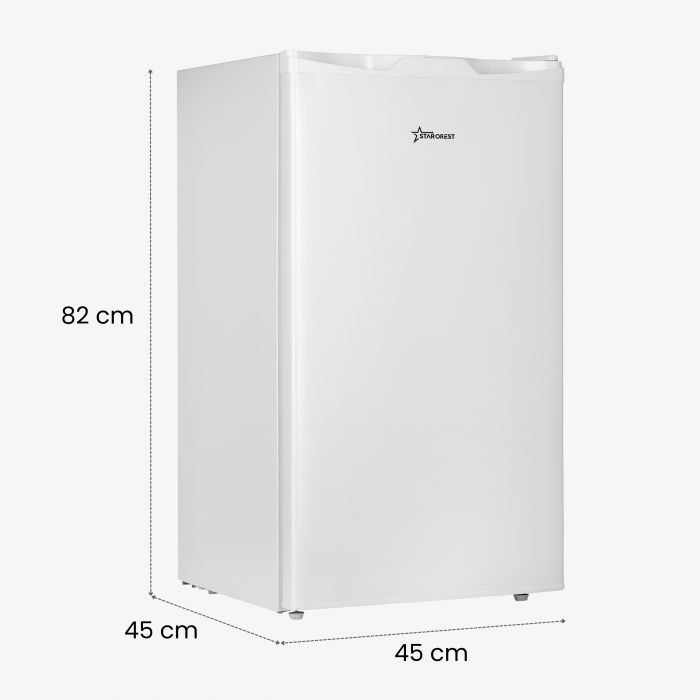 Frigider cu o usa STARCREST SF-85WH-E, Clasa E, Capacitate 85L, Iluminare interioara, Compartiment gheata, H 82 cm, Alb [10]