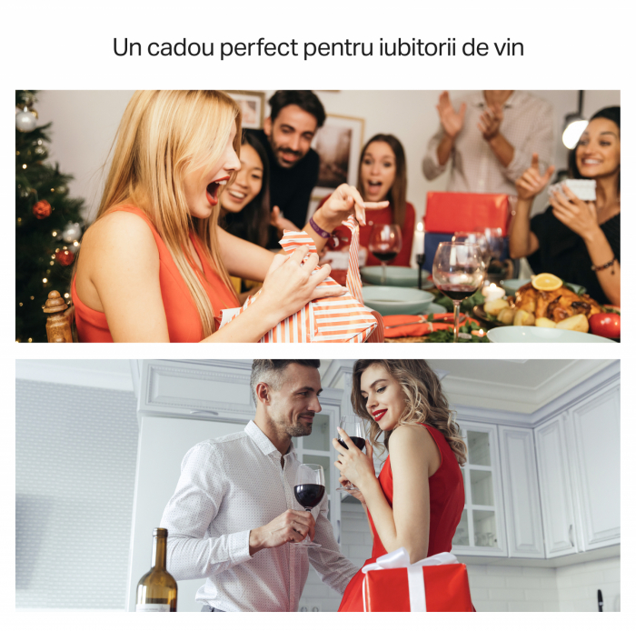 Racitor pentru vin STARCREST SWN-1BT, capacitate 1 sticla, temperatura reglabila 5-15°C, display LED, control touch, otel, Negru [3]
