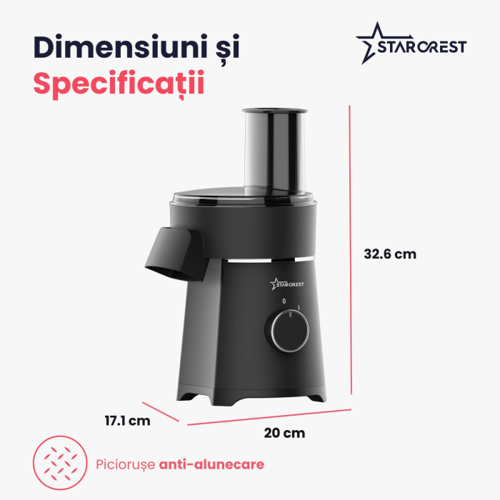 Razatoare electrica STARCREST SEG-200BK, 200 W, 7 moduri de taiere, Negru [7]