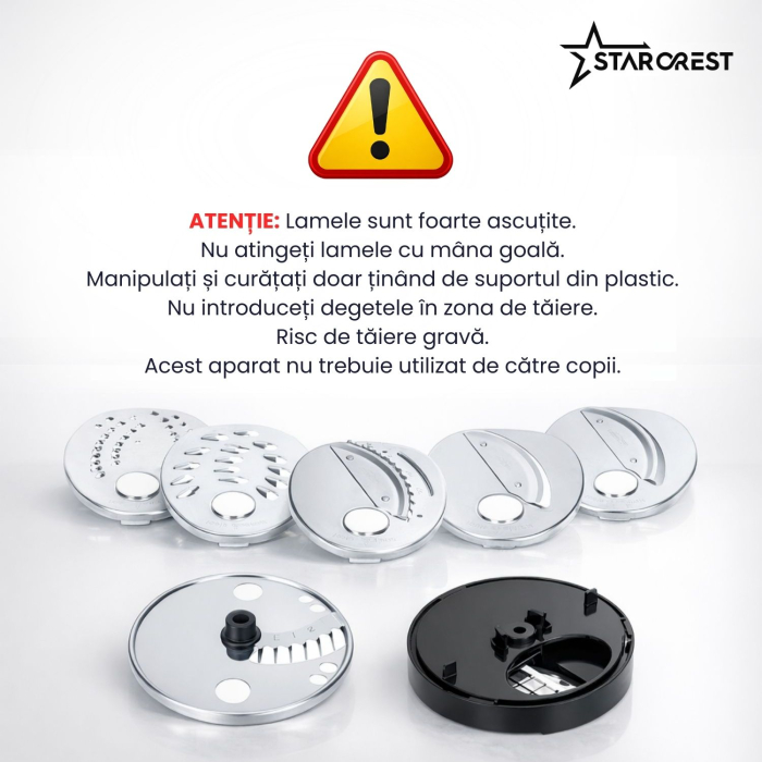 Razatoare electrica STARCREST SEG-200BK, 200 W, 7 moduri de taiere, Negru [8]