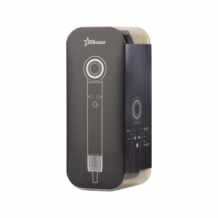 Uscator de par profesional STARCREST SHD-5-1, 1300 W, 4 Accesorii incluse, 3 Trepte de viteza, 3 Trepte de temperatura, Buton de aer rece, Gri [9]